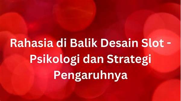 Strategi Psikologi Mengatasi Tekanan Di Slot