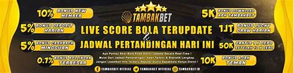 Promo Seri Slot Tambakbet Dijadwalkan Rilis Hari Ini